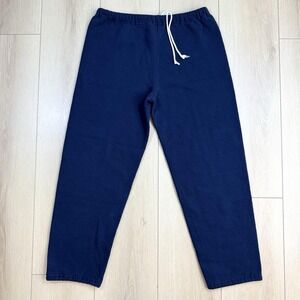 Vintage Russell Athletic‎ USA Navy Blue Fleece Sweatpants XL Drawstring Joggers